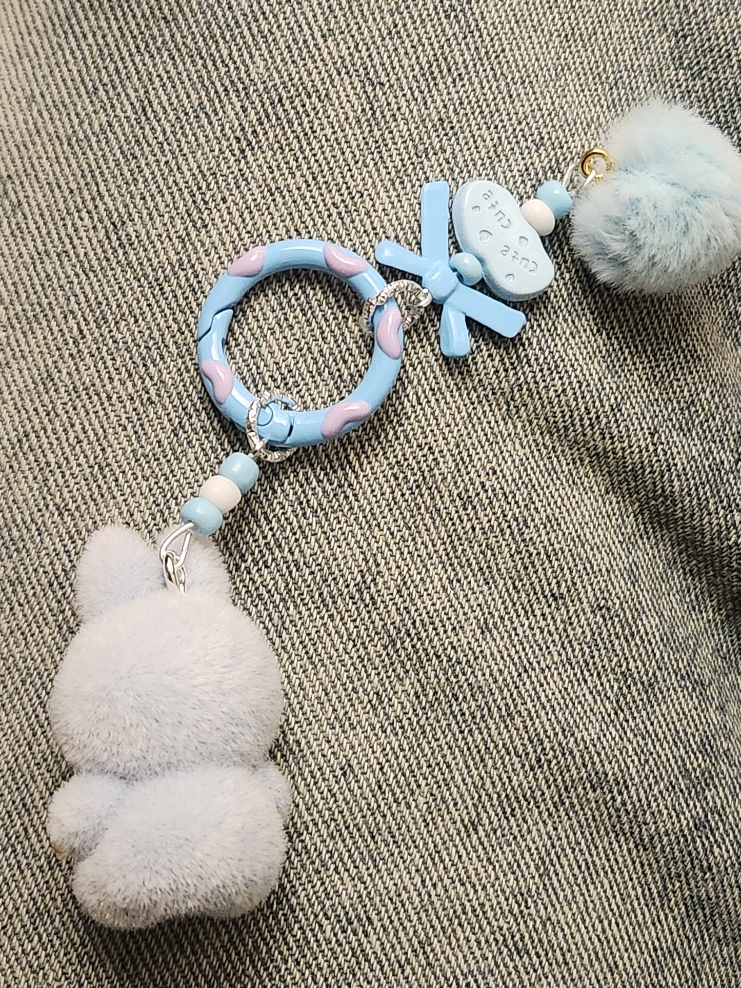 Mini Labubu keychains