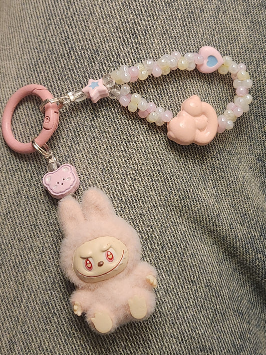 Mini Labubu keychains
