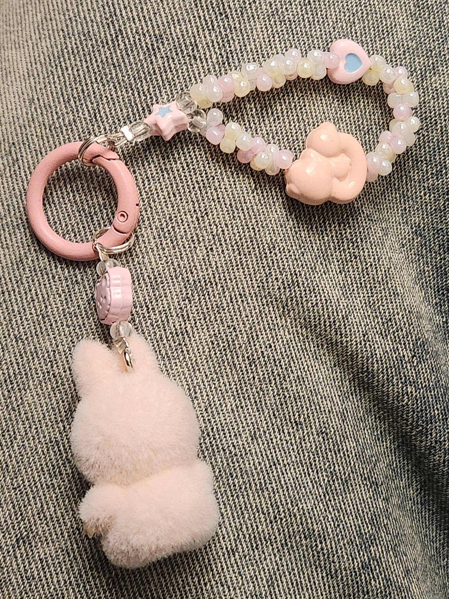 Mini Labubu keychains